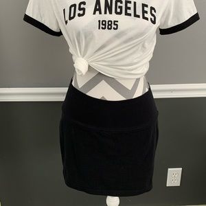 Express Black Mini Skirt